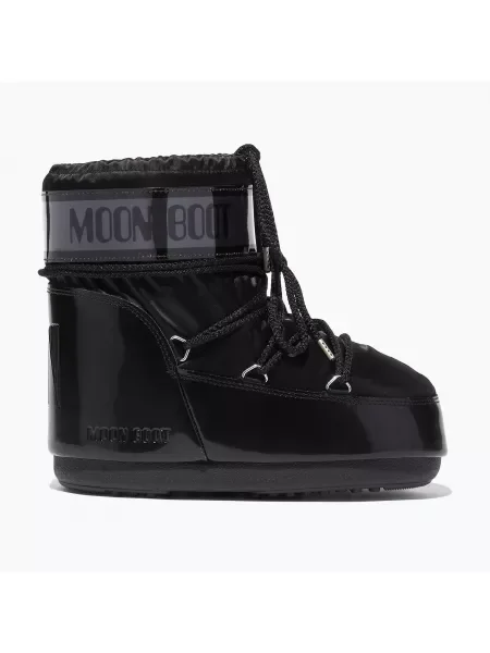 Cizme de zăpadă pentru femei Moon Boot Icon Low Glance negru