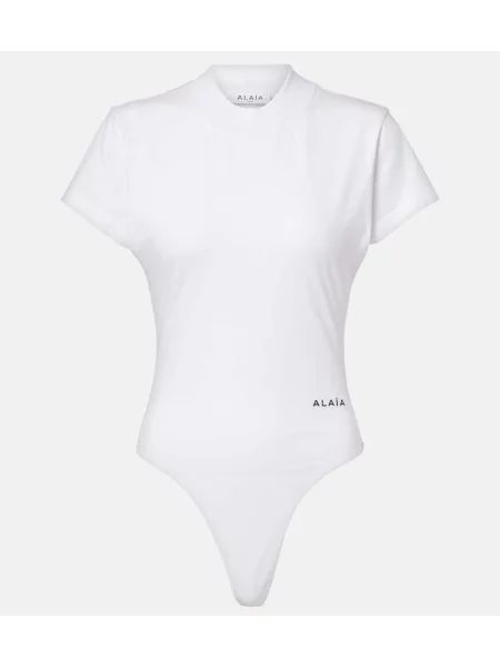 Боди Alaia от джърси бяло