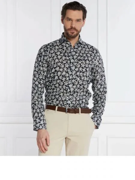 BOSS BLACK De in cămașă H-JOE negru