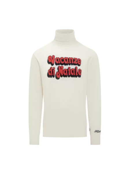 Golf golf Mc2 Saint Barth wełniany biały