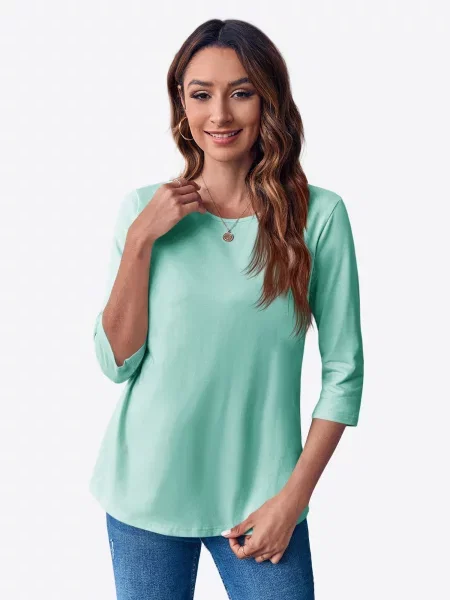 Imily Bela Tricou mentă verde