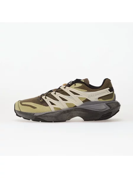 Sneakers Salomon XT Pu.Re Advanced Stone Gray/ Pale Olive Green/ Vanilla Ice EUR 45 zelená