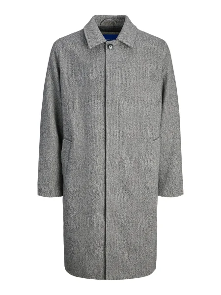 JACK & JONES Prehoden plašč JORNorrebro čokolada / pegasto siva