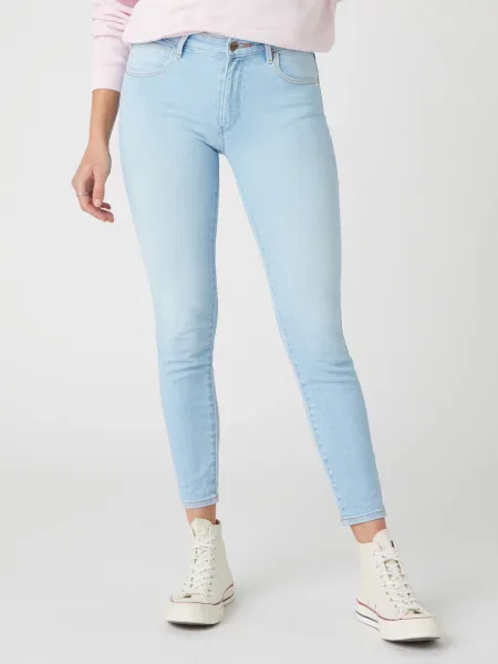 Blugi skinny Wrangler albastru