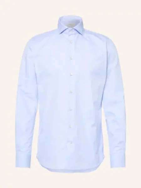 Profuomo Koszula O Kroju Slim Fit blau