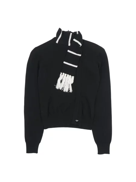 Golf sweter z golfem Dolce And Gabbana czarny