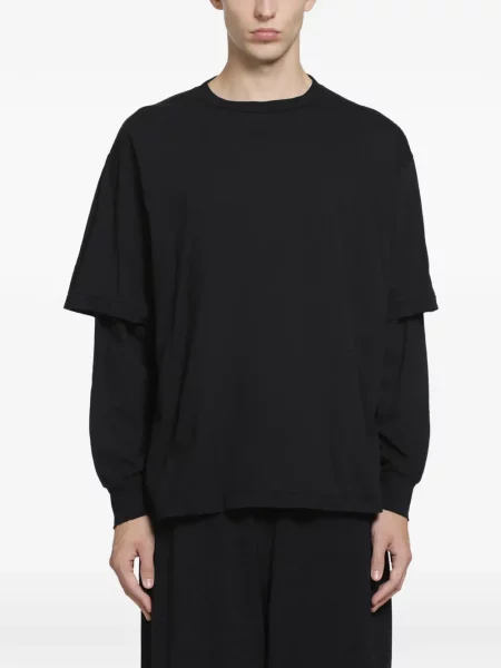 Lung tricou Comoli negru