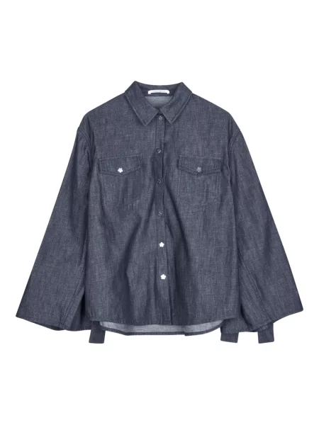 Koszula Cecilie Bahnsen z kokardką niebieska