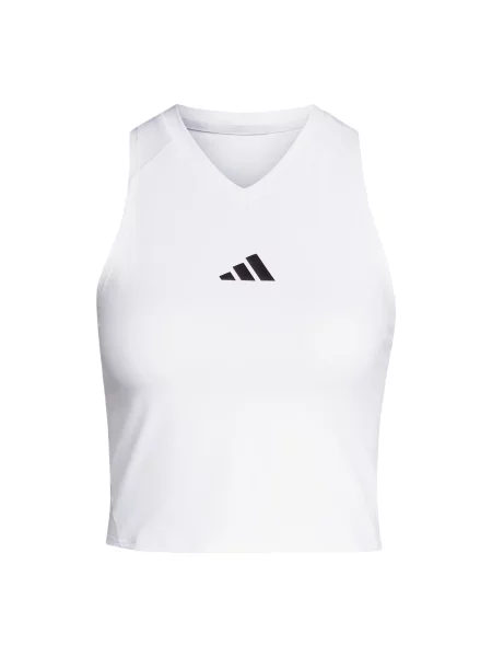 Sportovní top Adidas Performance bílý