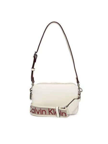 Kabelka Calvin Klein s remienkami biela