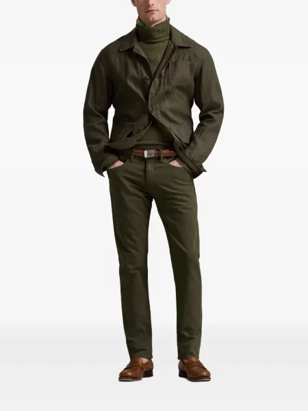 Șapcă Polo Ralph Lauren cu dungi din fleece verde