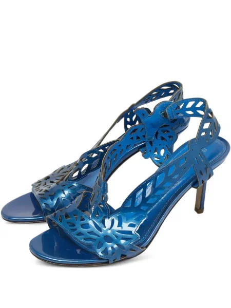 Sandale Sergio Rossi slingback albastru