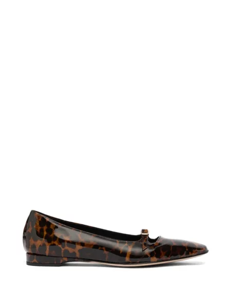 Balerini Carel Paris cu imagine cu model leopard maro