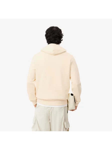 Lacoste Bluza Z Kapturem Classic Fit beżowa
