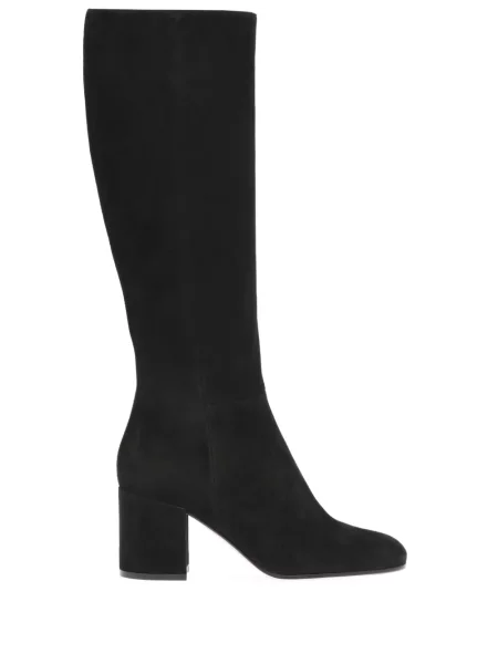 Botine Gianvito Rossi din piele de căprioară negru