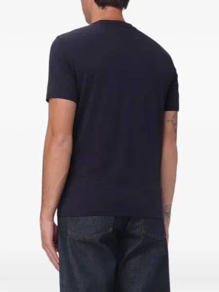 Tricou Armani Exchange cu autograf albastru