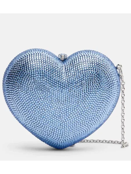 Geantă plic Judith Leiber Couture albastru