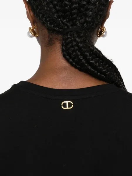 Top Twinset plasă negru