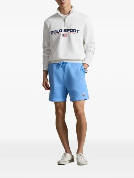 Ριγέ δερμάτινος κάλτσες Polo Ralph Lauren με κορδόνι μαύρο