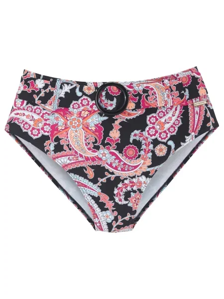 SUNSEEKER Slip costum de baie albastru pastel / roz / negru alb