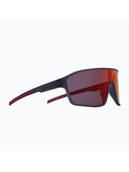 Слънчеви очила Red Bull SPECT Daft grey midnight/smoke with red-purple mirror сиво