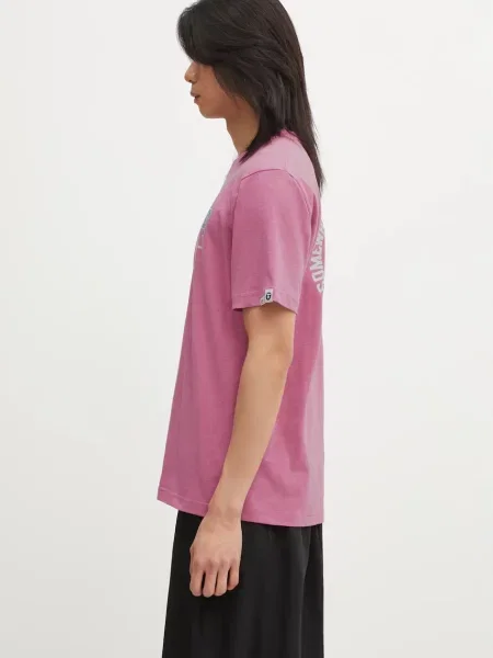 AAPE tricou din Basic cu imprimeu roz
