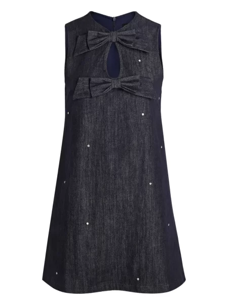 Odgovarati mini haljina Sister Jane s mašnom plava