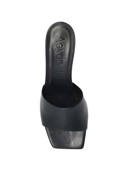 Papuci tip mules Aeyde negru