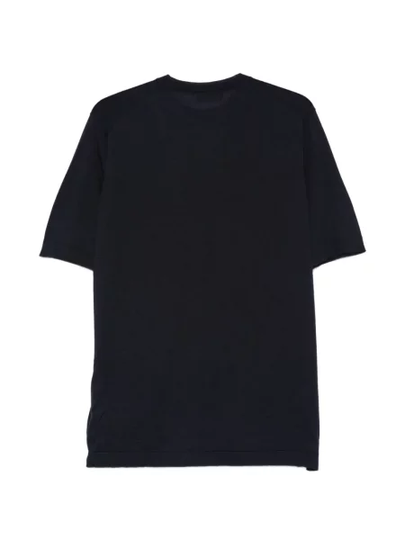 Tricou Dell'oglio cu decolteu rotund albastru