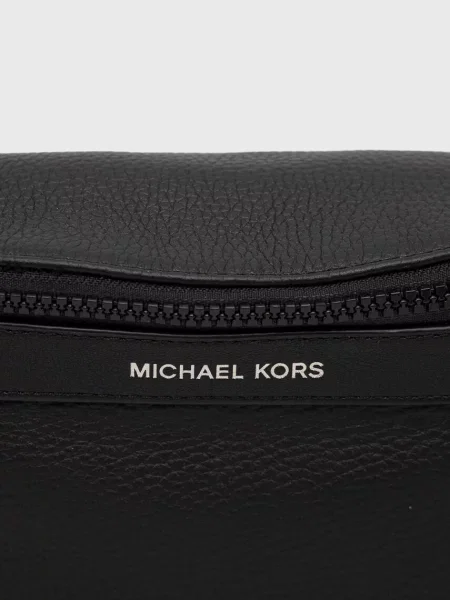 Kožená ledvinka Michael Kors černá