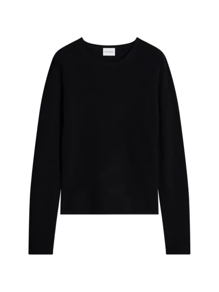 Lung pulover Closed cu decolteu rotund negru