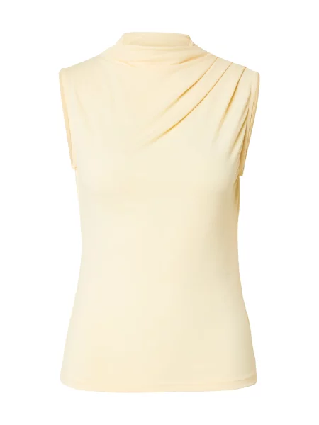 PIECES Bluză PCMADISON deschis galben