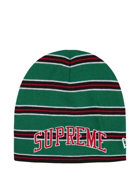 Căciulă Supreme cu dungi verde