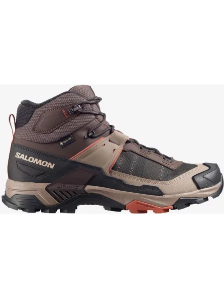 Buty trekkingowe Salomon X Ultra 5 Mid GORE-TEX brązowe 40 beżowe