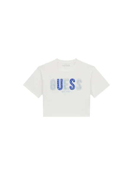 Guess Póló Relaxed Fit fehér