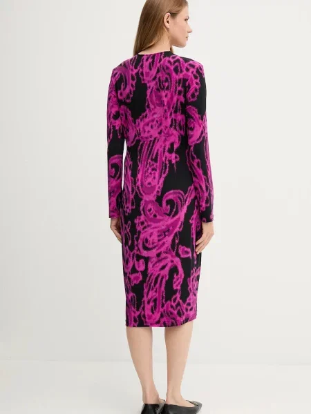 Joseph Ribkoff sukienka mini dopasowana fioletowy
