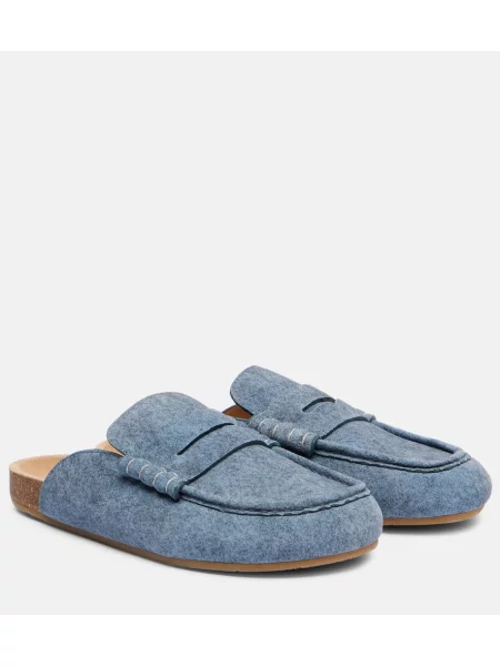 Mules Jw Anderson iz semiša modra