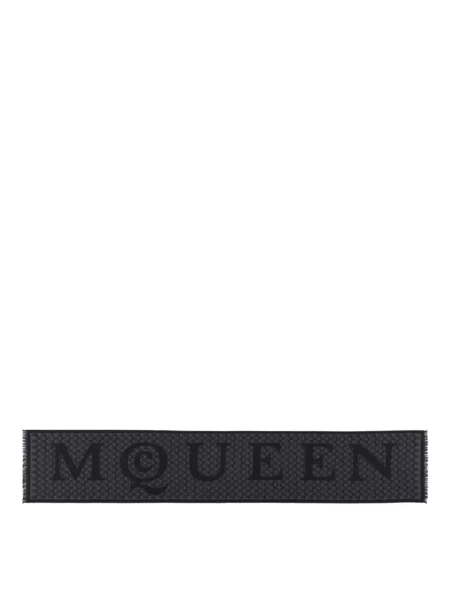 Szal Alexander Mcqueen czarna