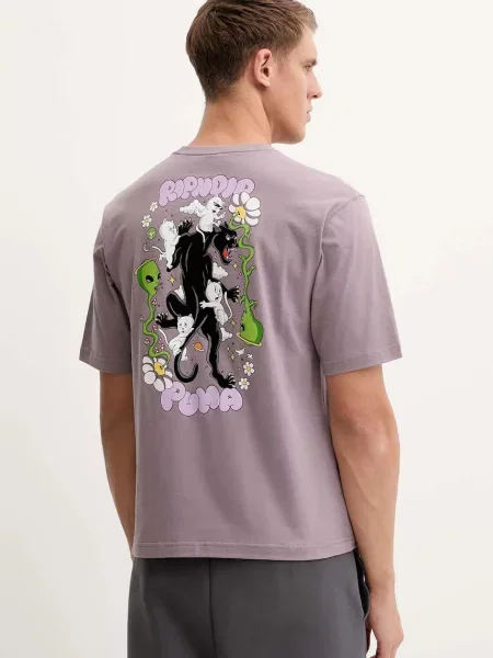 Тениска Puma x RIPNDIP виолетово