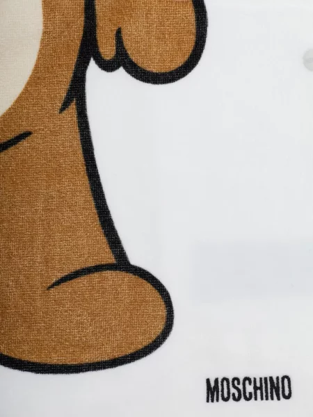 Szlafrok dziecięcy Moschino biały