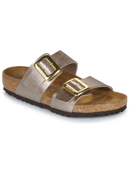 Šľapky Birkenstock s prackou hnedá
