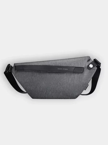 Кожаная сумка Mark Ryden серая