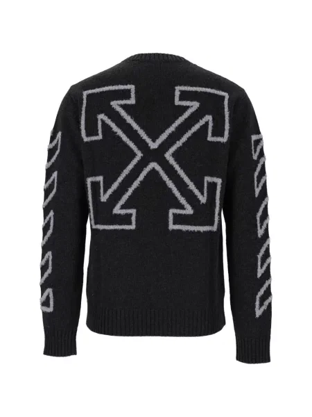 Pulover Off-white alb