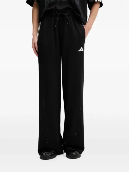 Tricou Adidas cu imagine plasă cu dungi negru