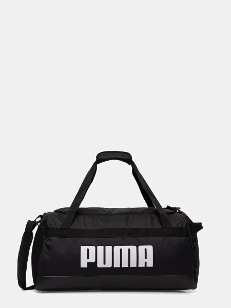 PUMA Športová taška Challenger / biela čierna