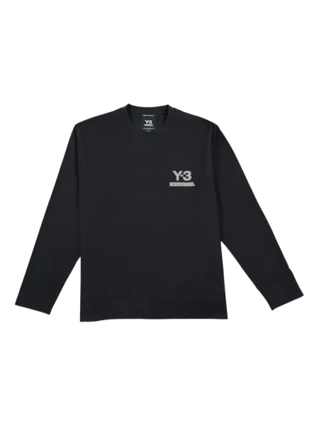 Tricou Y-3 cu imagine lung negru