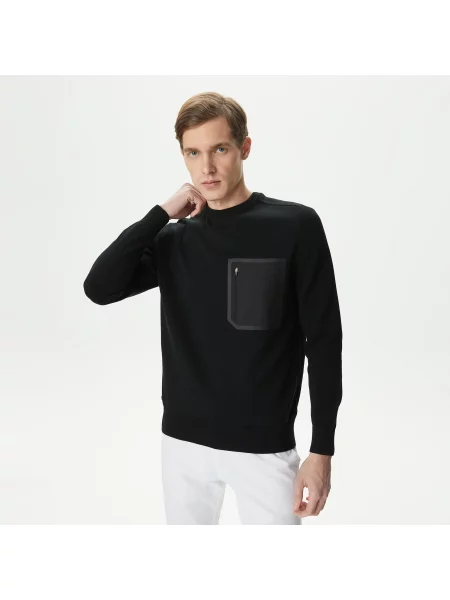 Lacoste Sweter Lacoste czarny