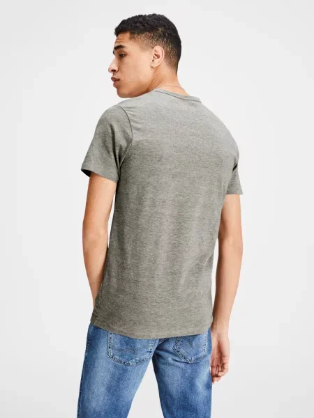 JACK & JONES Tričko melírovaná sivá