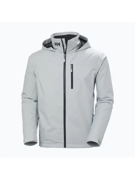 Geacă de navigație pentru bărbați Helly Hansen Crew Hooded Midlayer 2 grey fog gri