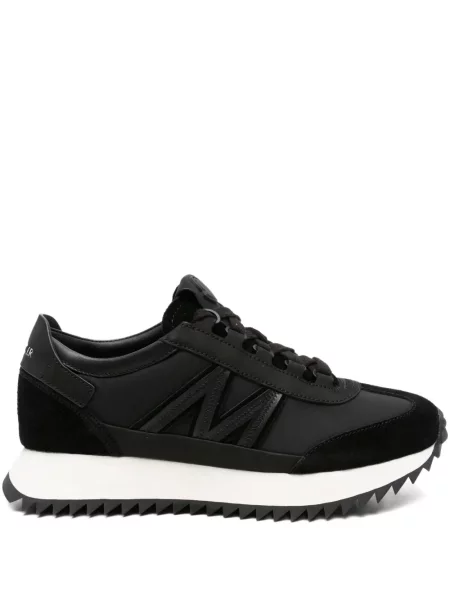 Sneakerși Moncler din piele negru